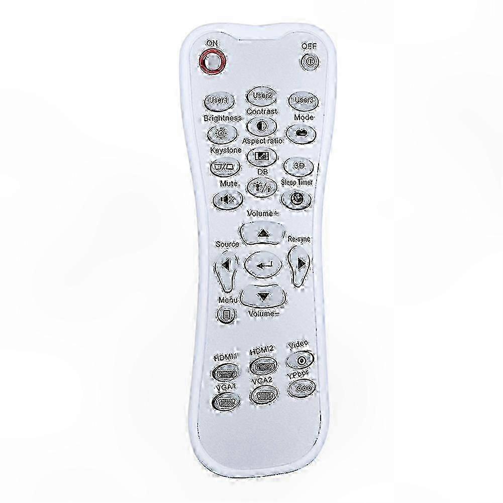 Universal Remote Control compatible withProjectors, Compatible with HD and 3D Models