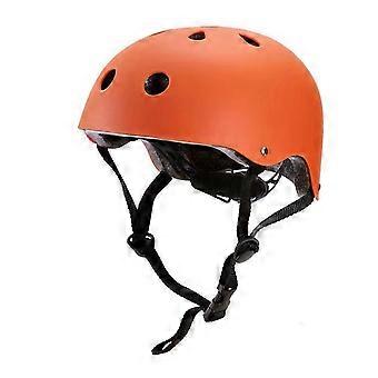 Skateboarding Headgear for Kid Adult Skating Scooter Rollerblading Cyling Headgear Child Headgear Adult Sport Headgear Orange Color S