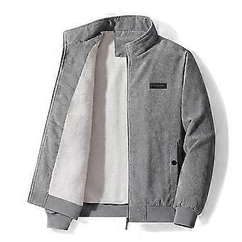 Men Clothing  New Corduroy Coat Men's Winter Lamb Coat Winter Top Plus Velvet Thickened Large Size Jacket