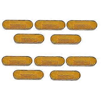 10PC Front Tube Reflector Safety Reflective Electric Scooter Night Protect Shell Warning Parts