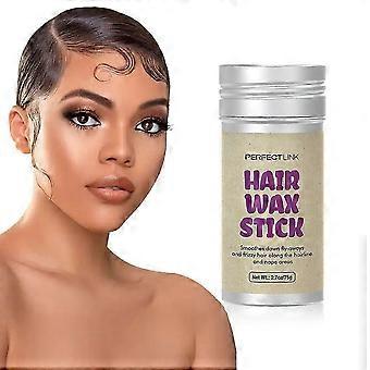 Hair Wax Stick, Long-Lasting Styling Wax Stick for All Hair Types, Smooths, Conditions, Strengthens, Non-Greasy Hair Stick for Fly-Away and Edge Frizz