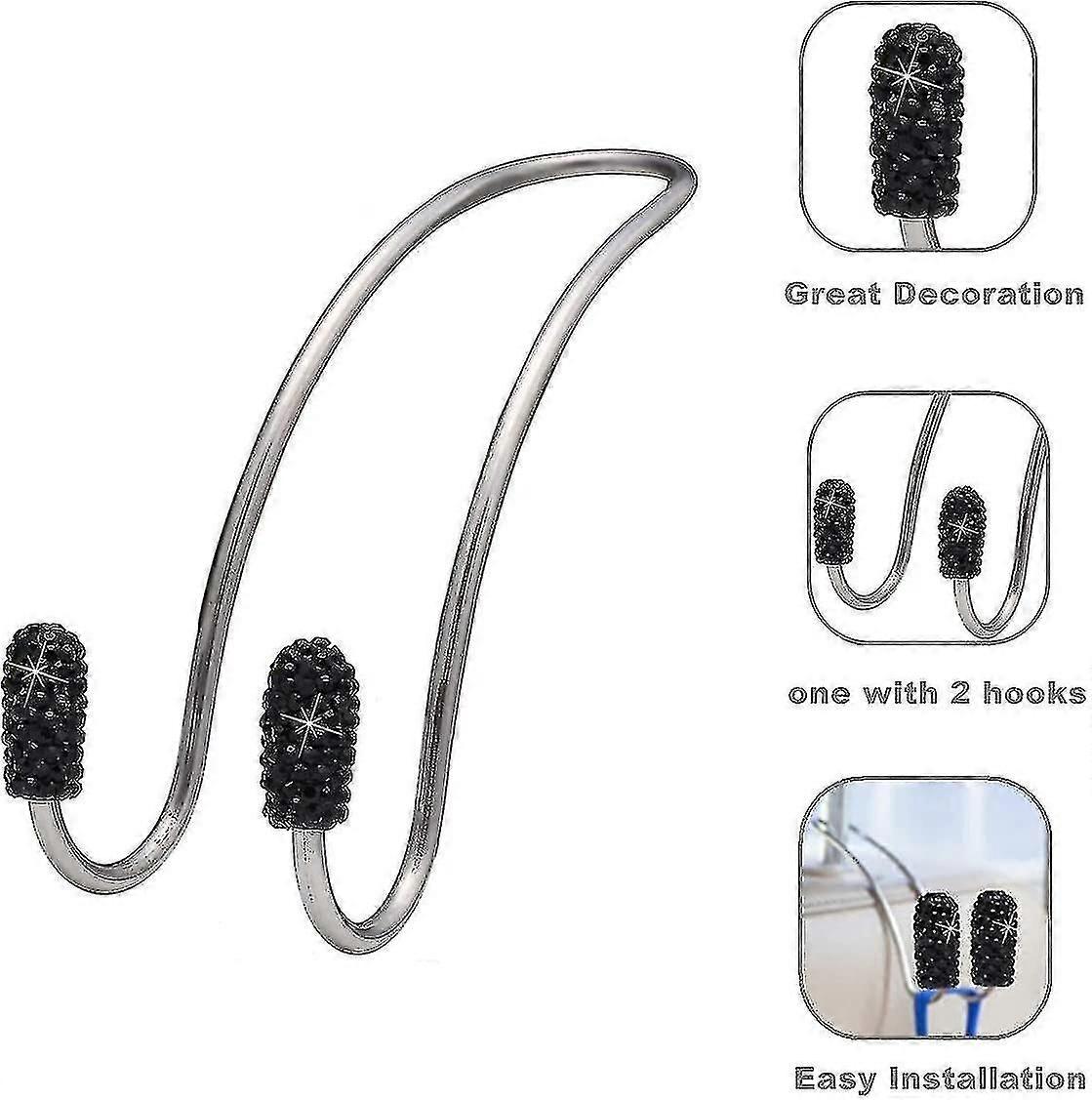 2 Pcs Seat Back Storage Rack Hook Car Headrest Hanger Hook