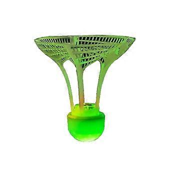 10 Stück leuchtende, windfeste Badmintonbälle – extrem widerstandsfähig und unzerbrechlich – aus fluoreszierendem Nylon-Kunststoff mit Beleuchtung für den Außenbereich