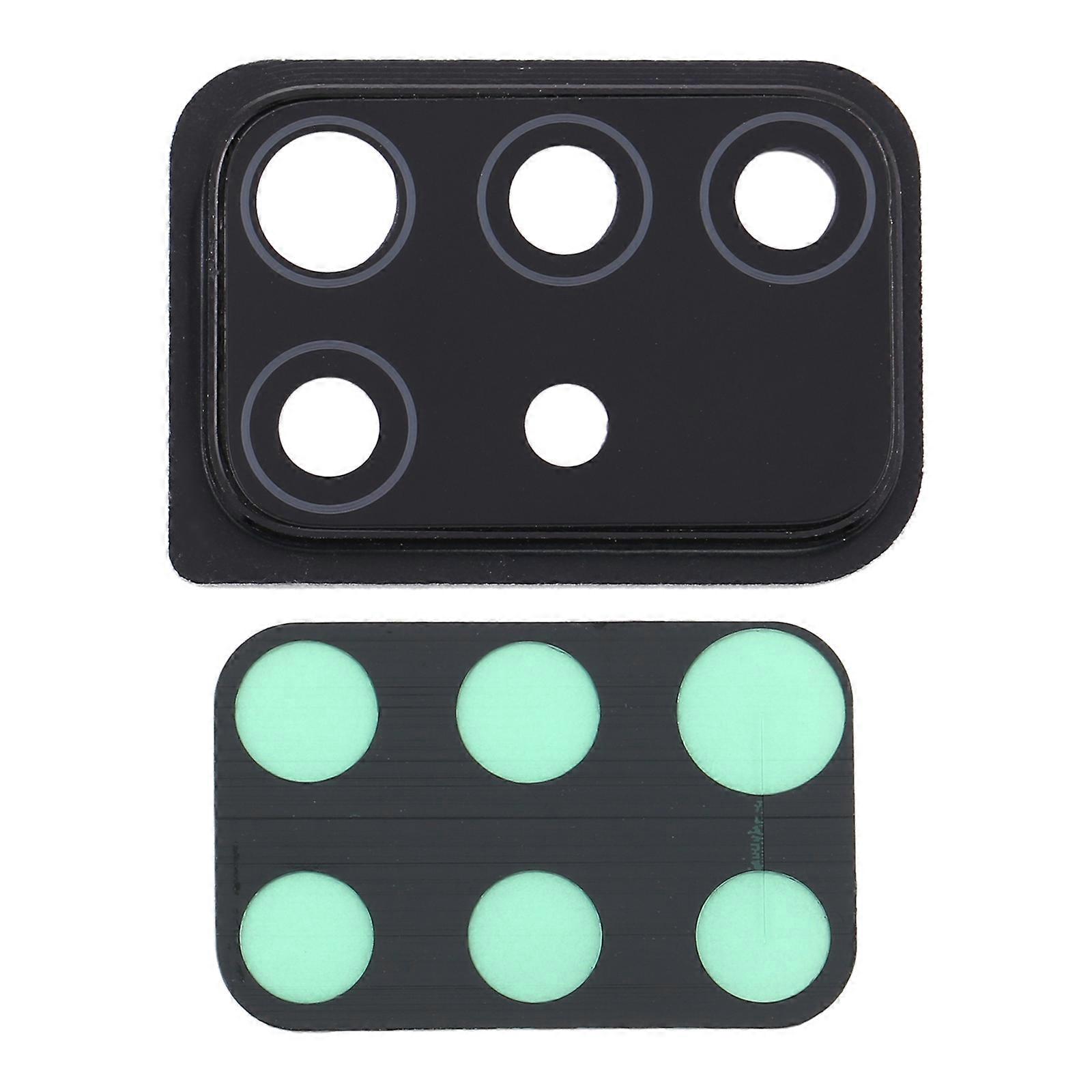 Camera lens cover for Samsung Galaxy A51, black. Camera replacement part, repair.