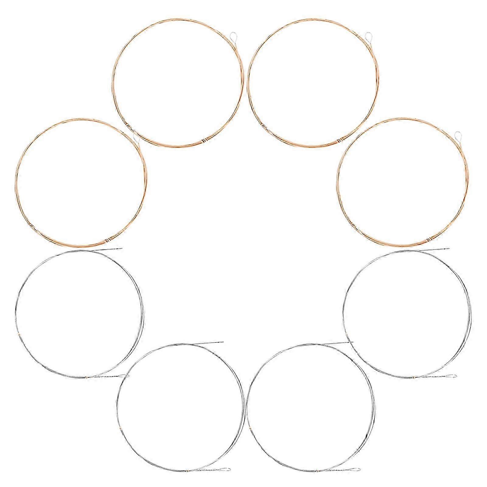 8Pcs Mandolin Strings Eight Mandolin Strings Mandolin Phosphorized Copper Strings