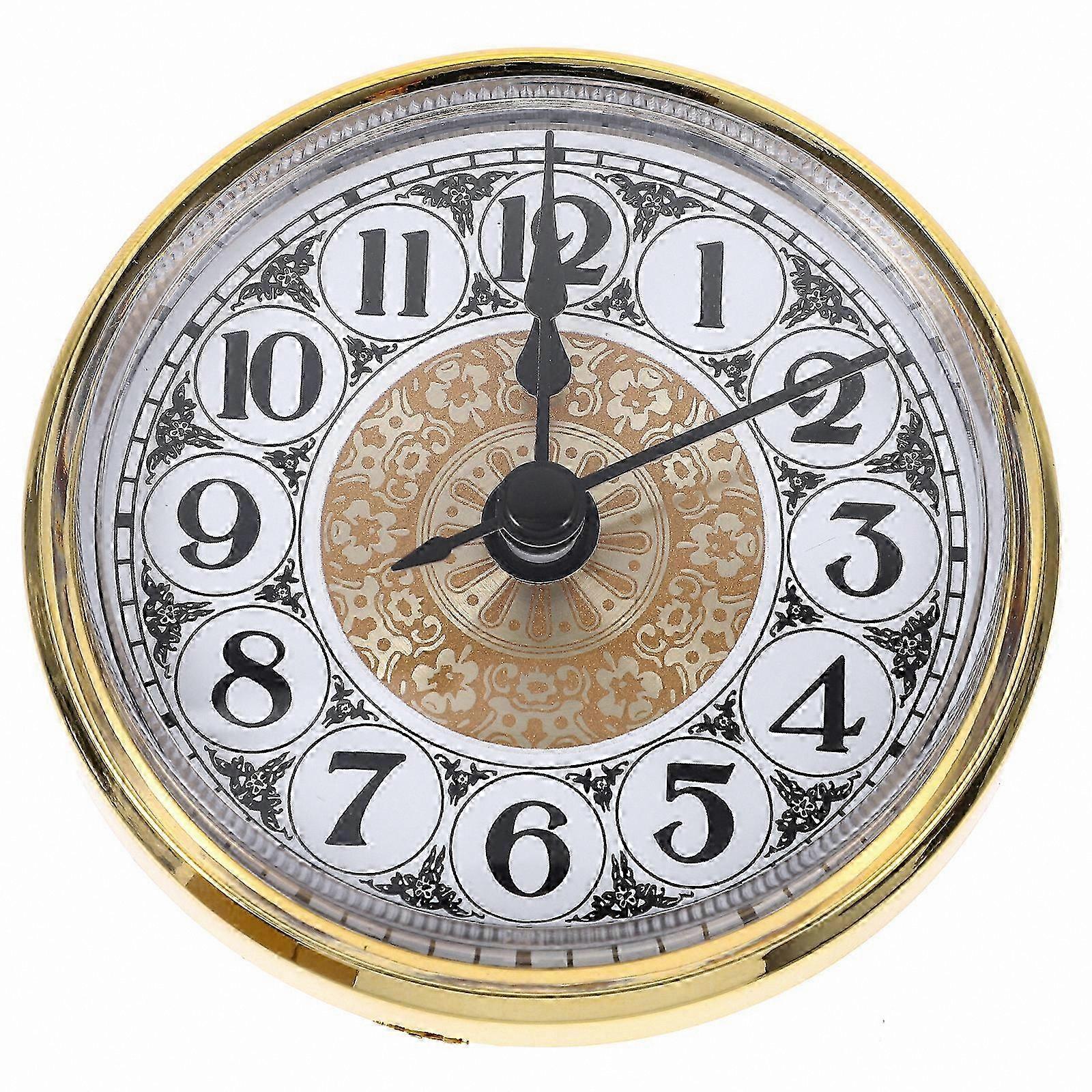 Replacement Miniature Clock Face Insert Kit, Mini Clock Home Supply