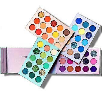 Paleta de Sombras com 60 Cores - Pigmentos de Longa Duração com Acabamento Matte e Cintilante para Maquiagem Profissional