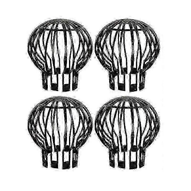 4pcs Gutter Guard Downspout Filter Strainer compatible with Leaf Debris Prevention