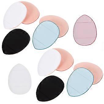 12 Pz Spugne di Miscelazione Trucco Mini Sbuffi di Polvere Sbuffi di Cipria Viso Polvere Sciolta Pastiglie Di Polvere Di Polvere Di Polvere Cosmetica Sbuffi Di Polvere