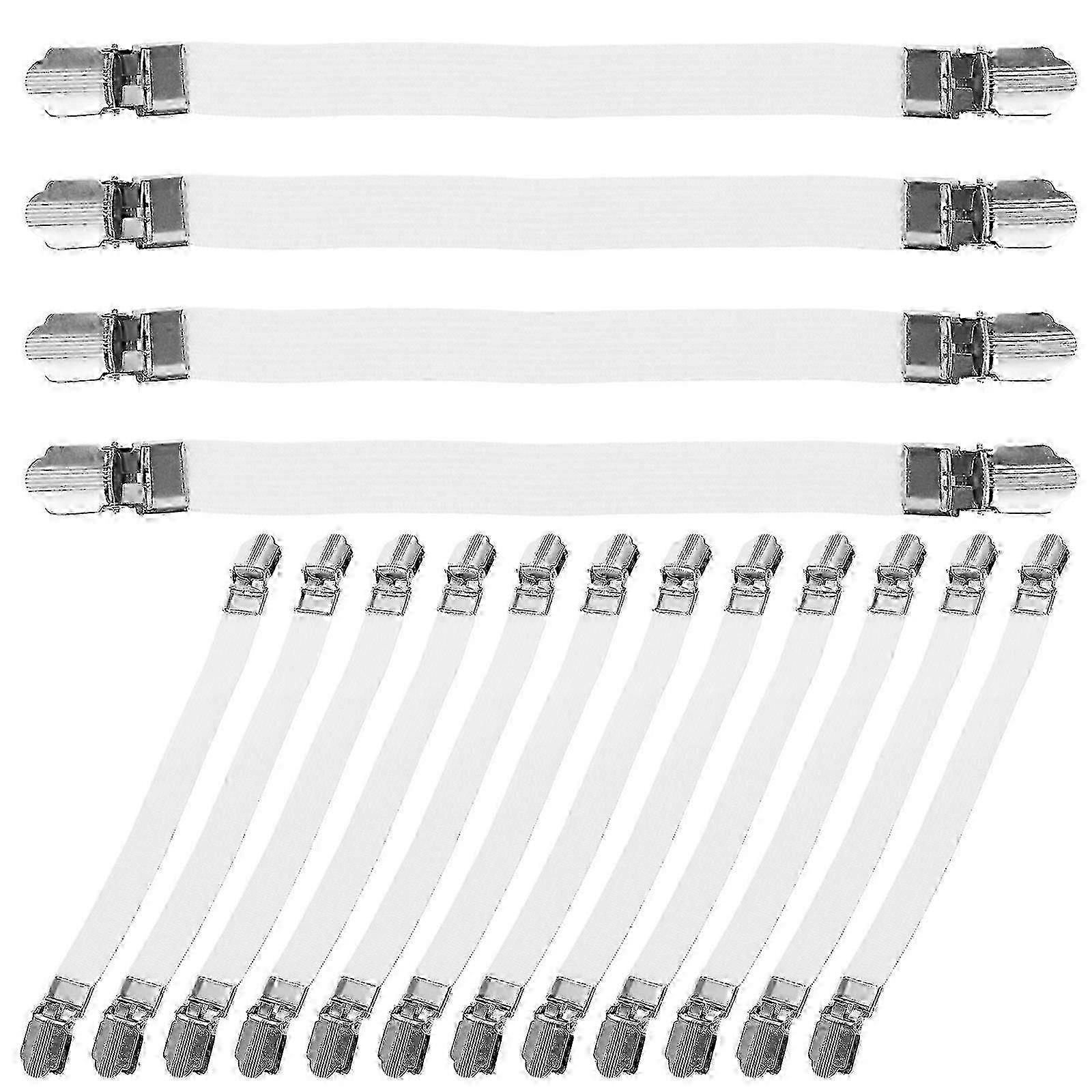 16Pcs Adjustable Ironing Board Cover Clips Fasteners