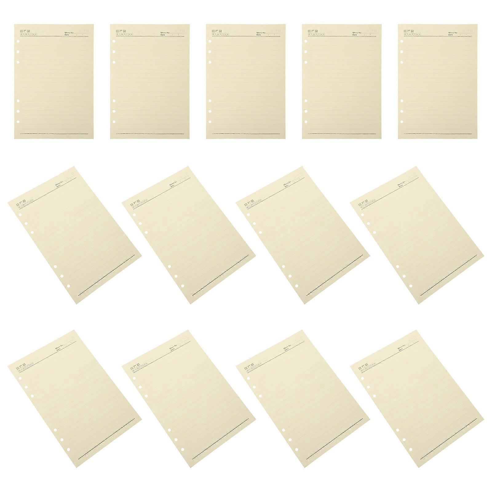 Active Lined Notepad Replacement Refills for Notebook Use 60Sheets