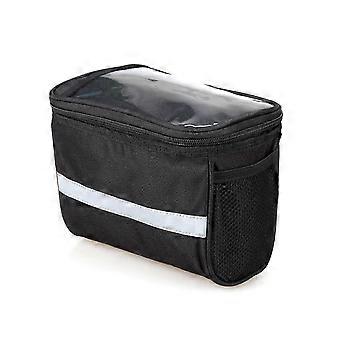 Bike Bag Baskets With Reflective Stripe Bicycle Handlebar Bag Bike Frame Bag Bicycle Bag Bike Front Tube Bag Bike Pannier Bag