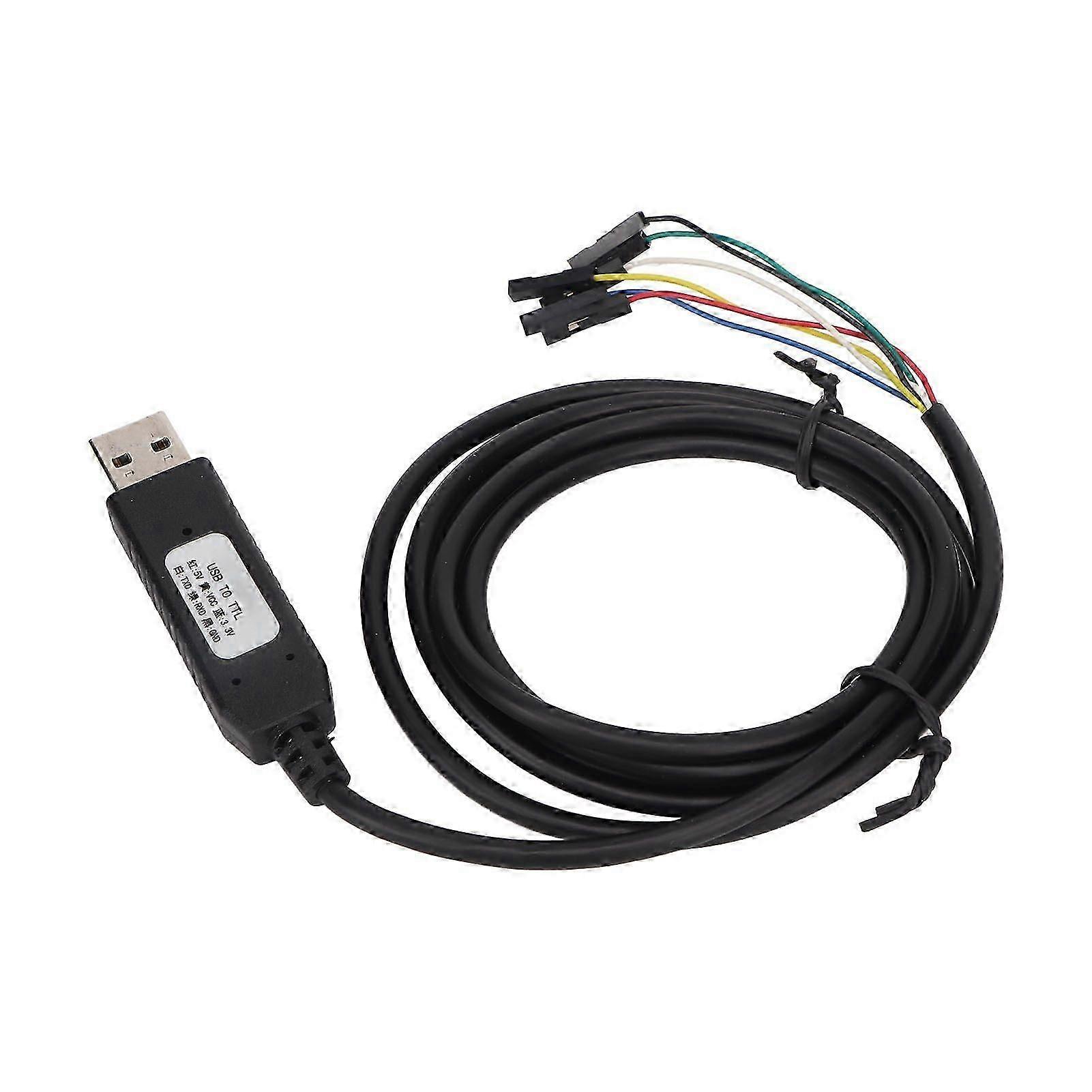 USB to TTL Serial Cable 6 Pins 4.9ft Length 50bps to 2Mbps Debug Console Cable for Computer