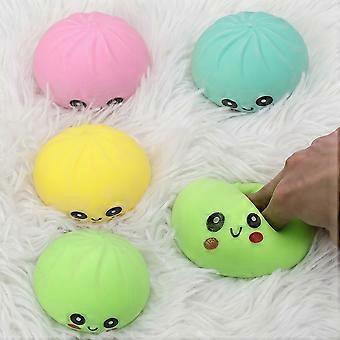 Simulated Xiaolongbao slow rebound squeeze toy, popular stress relief toy, internet celebrity prank, decompression tool