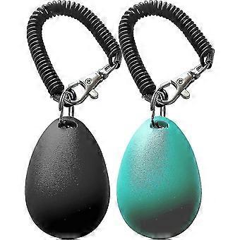Pet Training Clicker With Wrist Strap, Dog Training Clickers Trainer Clicker Cyan