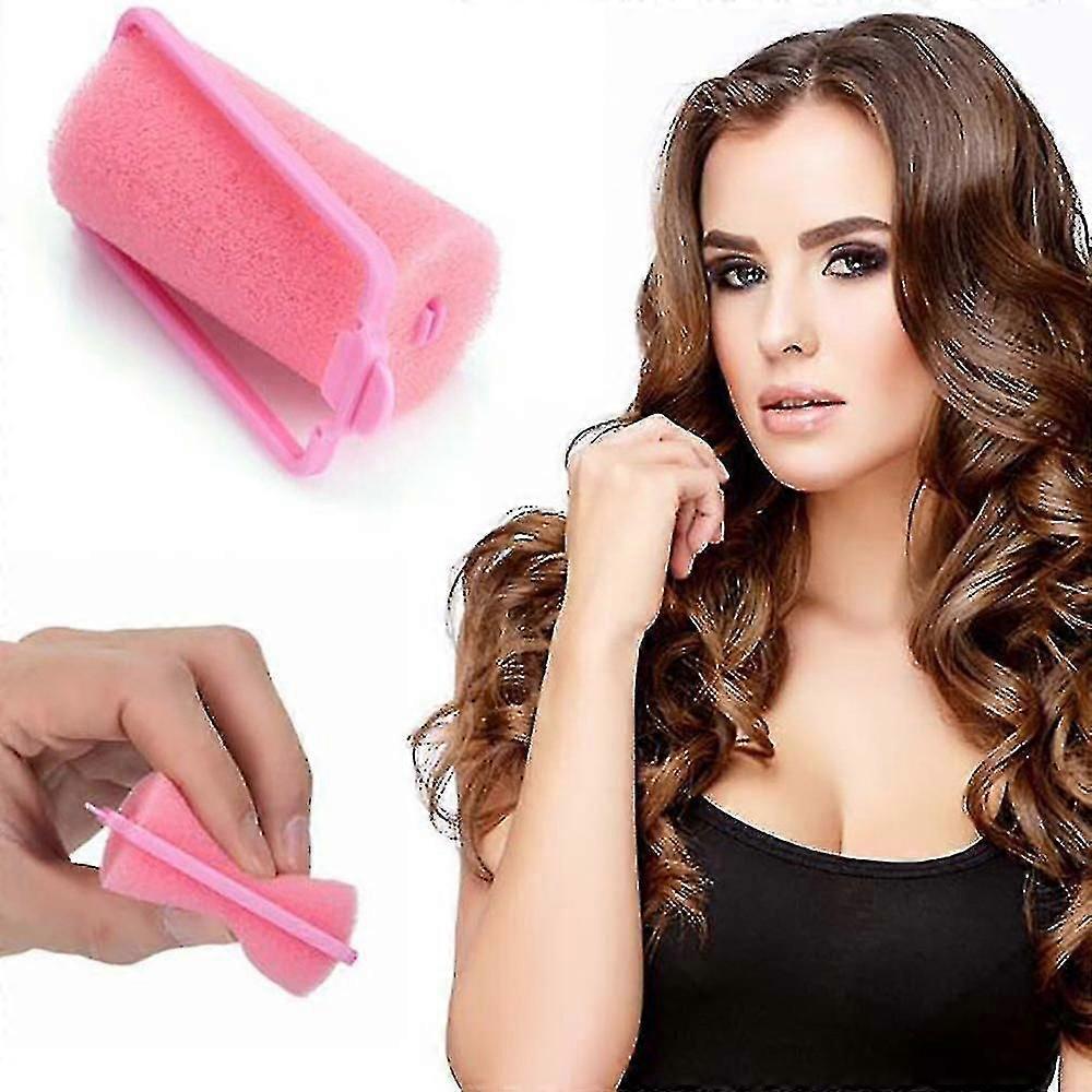 10pcs Sponge Rollers Foam Styling Wave Curler Tools
