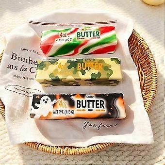 3 Stück langsam aufsteigende Butterstick-Squishies, weiches PU-Quetschspielzeug, tragbares Stressabbau-Spielzeug für die Freizeit