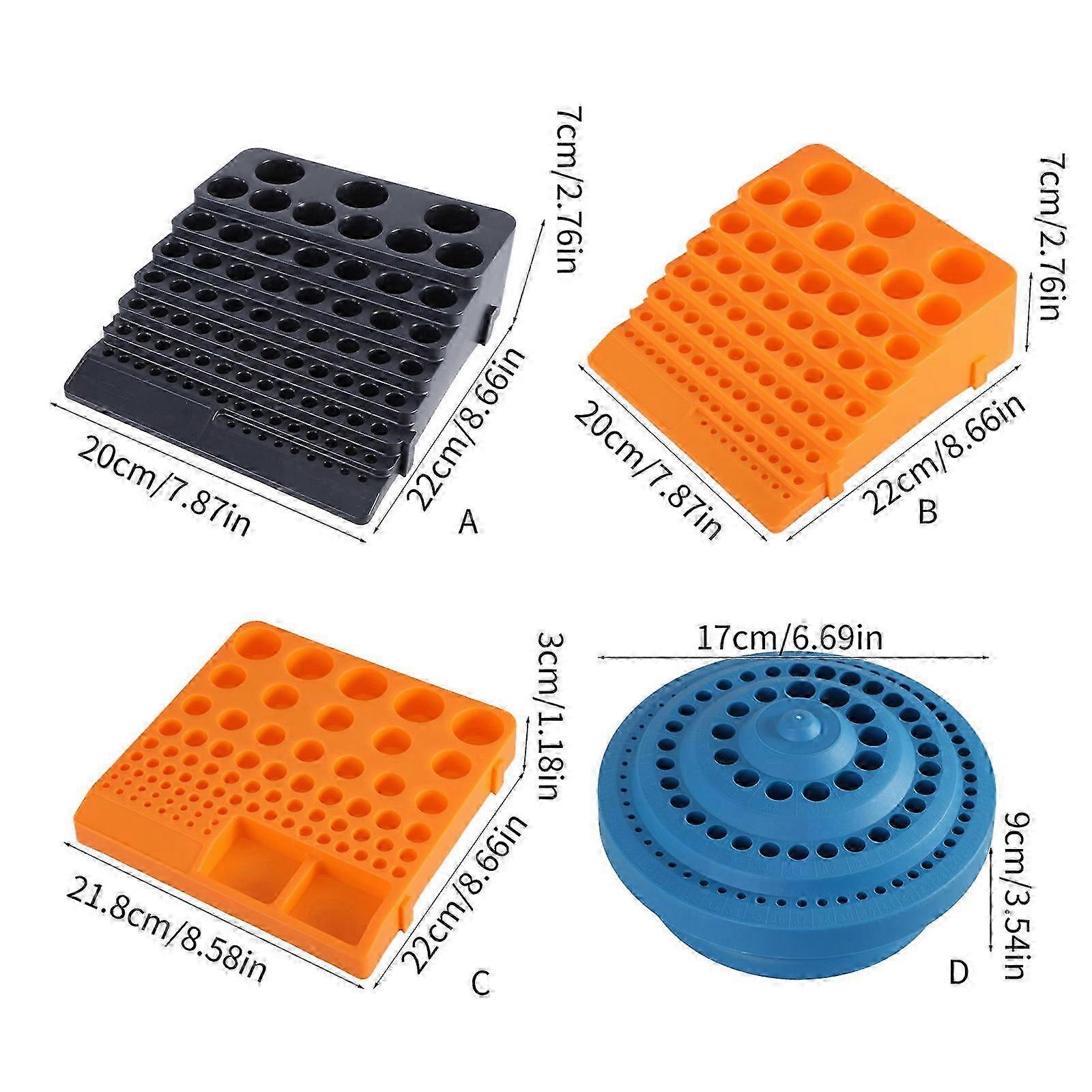 Dustproof ABS Drill Bit Collet Box