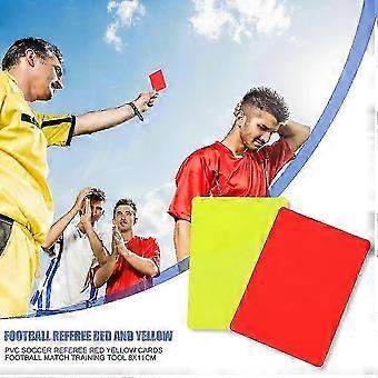 Compact Red Yellow Referee Card Set