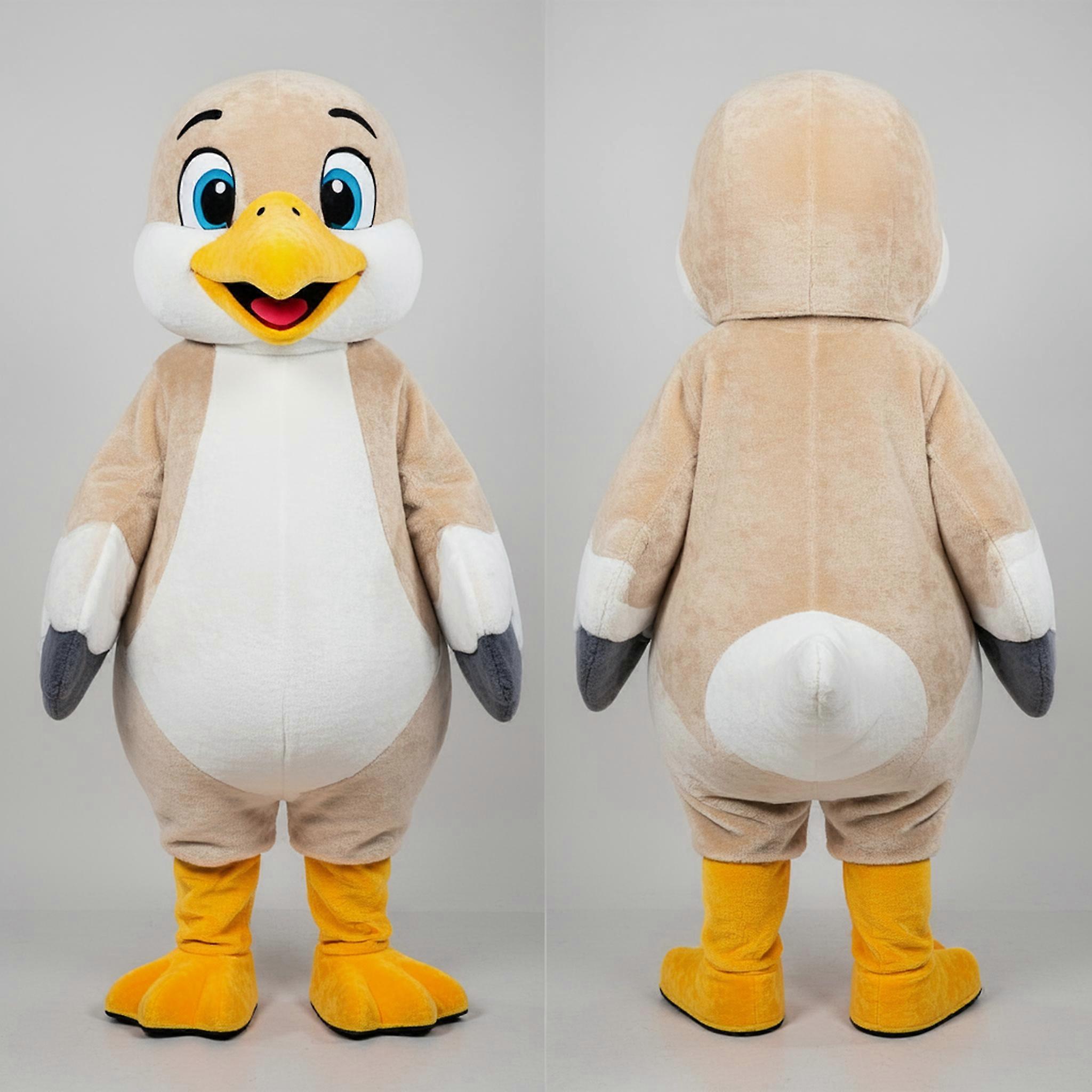 MASTICOT Beige Soft Seagull Mascot
