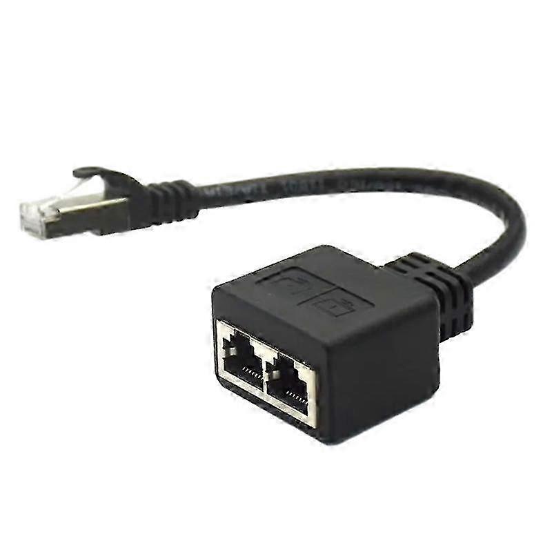 Compact Cat 7 Ethernet Splitter Cable