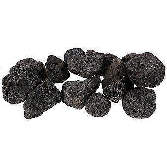 Aquarium Decoration with 1Pack Natural Volcanic Black Lava Rock Stones