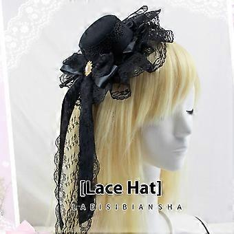 Gothic Veil Rose Mini Top Hat Black Or White Elegant Fashion Hat For Daily Wear Halloween Thanksgiving Gift