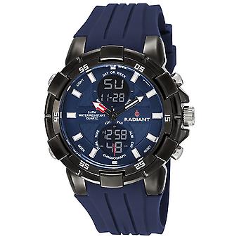 Radiant new powertime Watch for Analog/Digital Quartz Man with Silicone Bracelet RA458601
