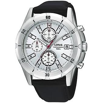 Lorus Watches Quartz Analog Man Watch with Cowhide Bracelet RM389BX9