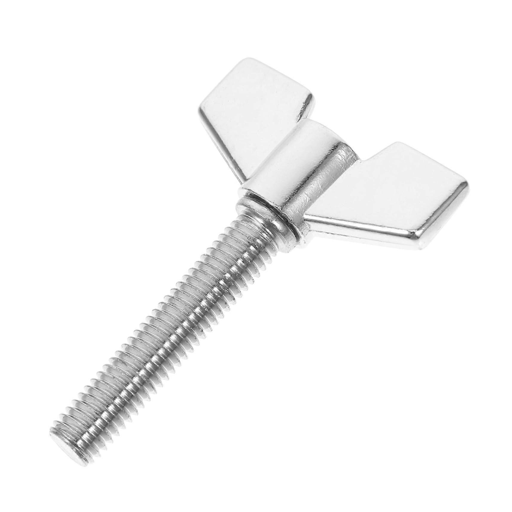 Drum Wing Nut Screw Set for Cymbal Stand Clamp Replacement, Quick Hand Adjustment, Durable Construction