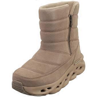 Skechers Go Swirl Tech Womens Ankle Boots in Dark Taupe