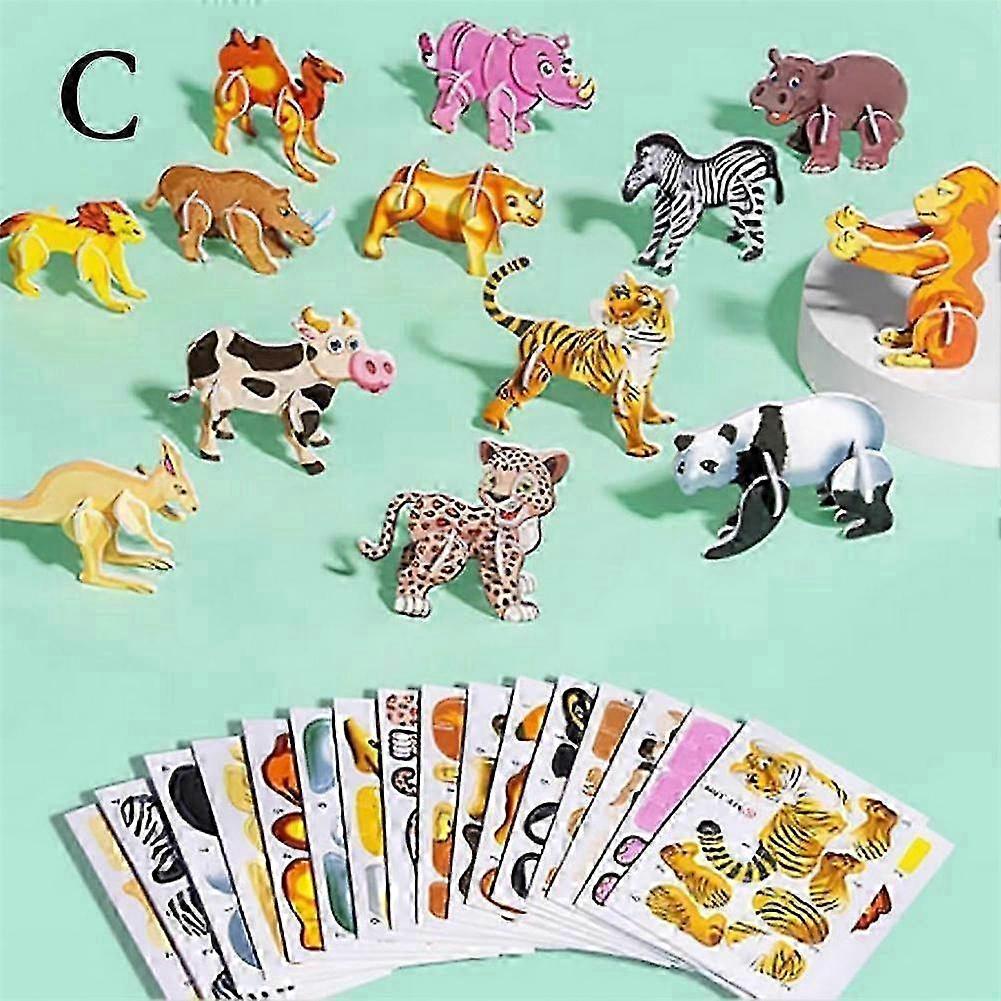 25-Piece Educational 3D Puzzle