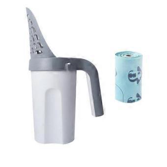 Large Capacity Cat Litter Scoop with Waste Container, Ergonomic Handle Poop Scooper for Home Outdoor#O1