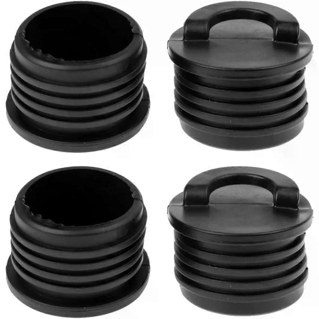 4 Pack Kayak Boat Drain Plug Rubber Pull Tab Stoppers