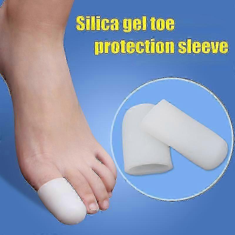 1 Pair Big Toe Protective Caps Soft Silicone Thumb Cushion Protector Corns