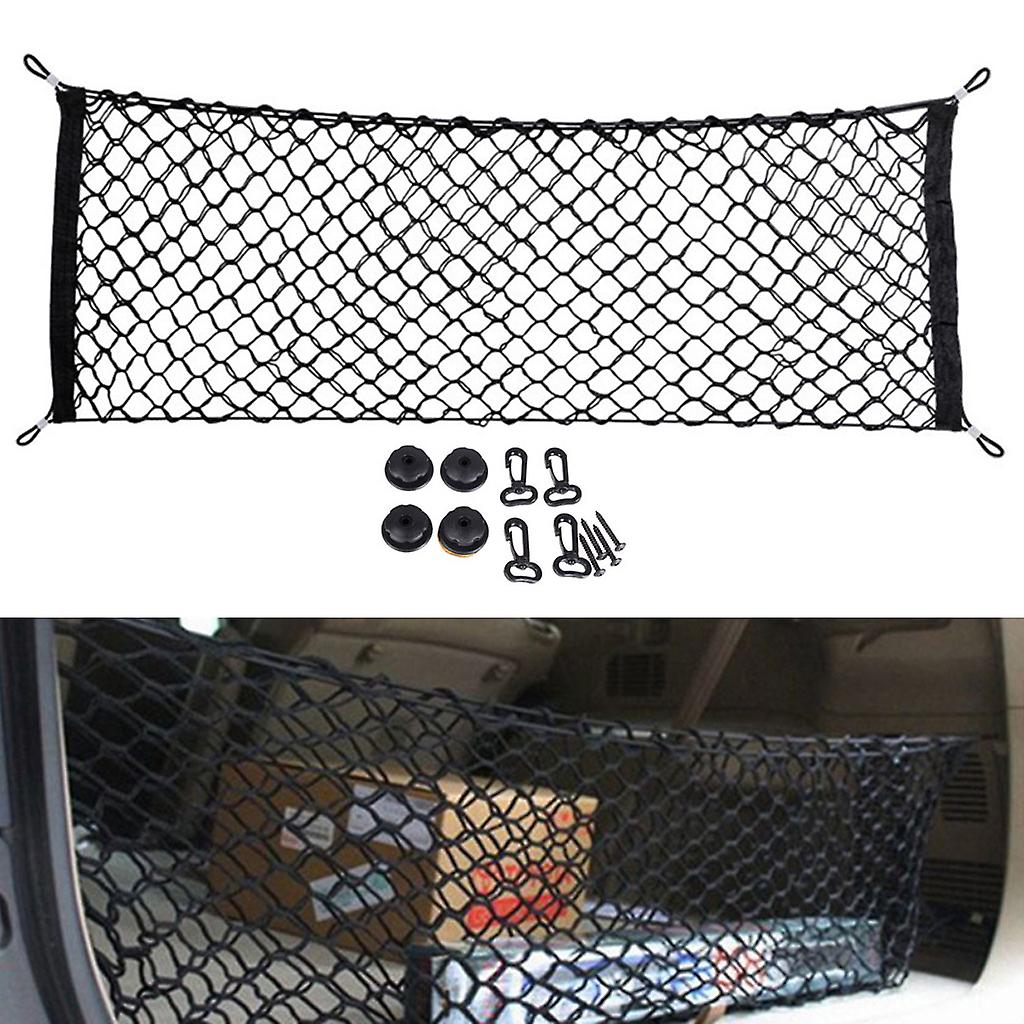 Back Trunk Cargo Mesh Black Automotive Cargo Net Suitable for Storage Items