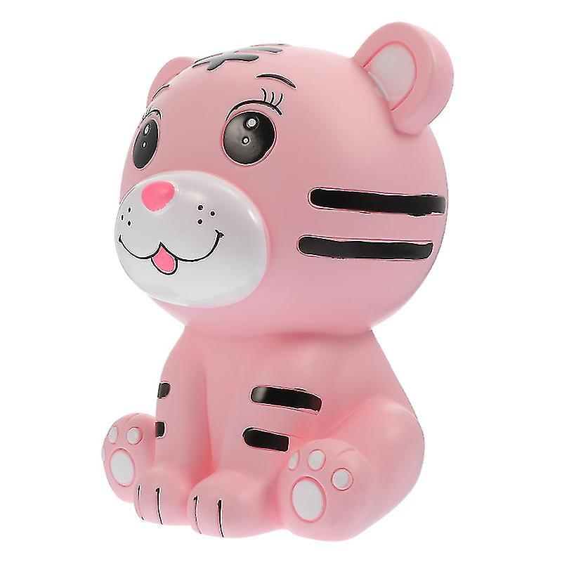 13X12.5 سنتيمتر بنوك أصبع وردي & برطمانات المال 1 قطعة على شكل نمر وعاء التوفير الإبداعية حاوية المال عملة كاليفورنيا