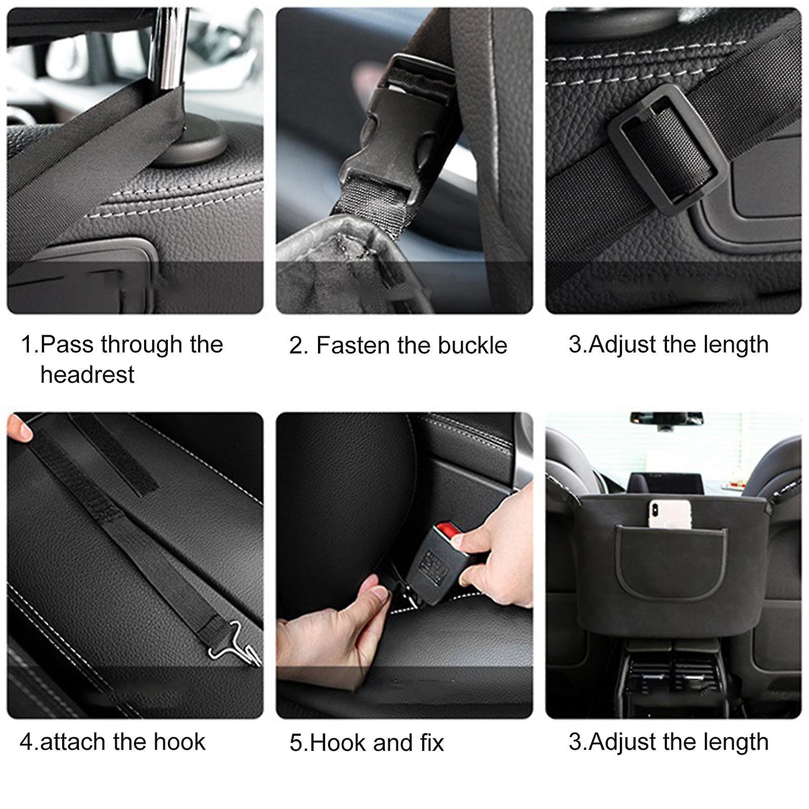 Car Handbag Holder Between Seats Large Capacity Car Purse Holder