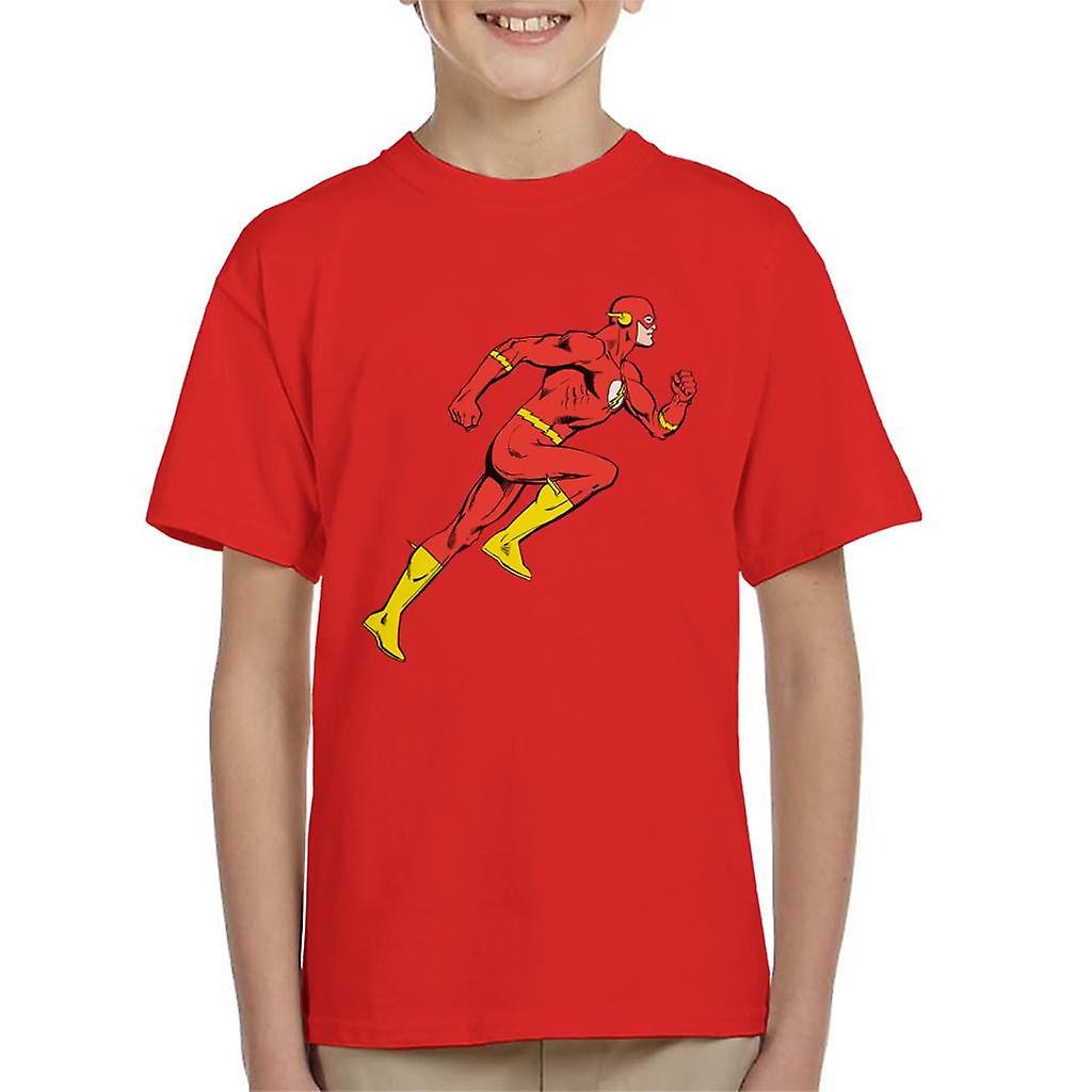 The Flash Comic Running Kid's T-Shirt