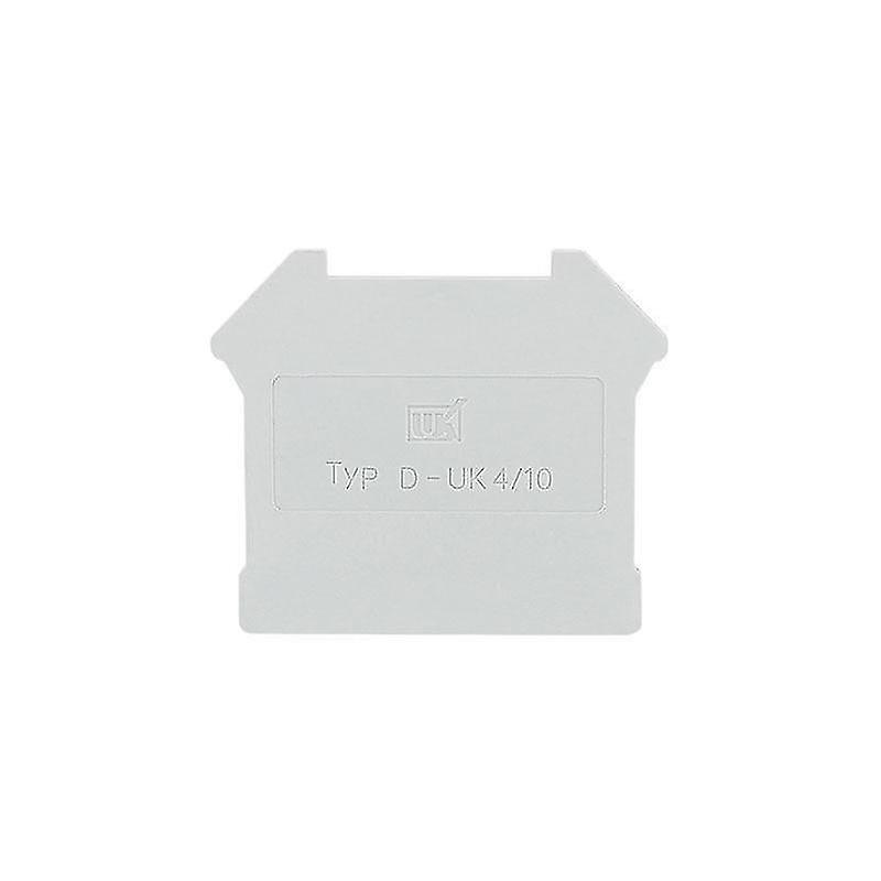 For UK 5N 10pcs Of D uk 4 10 End Cover For Terminal Block