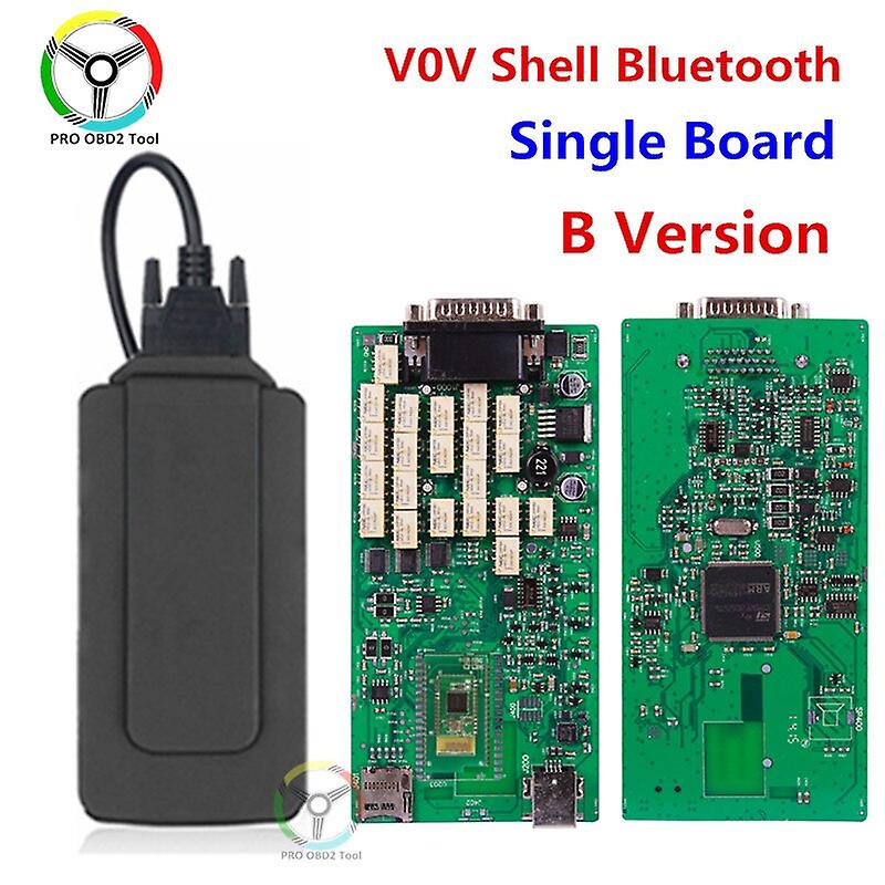 Green Single Board Tcs 2020.23 New Single Pcb B Version With Bluetooth 2018.r0 Pro Multidiag For Cars Trucks Diagnostic Tool Tcs