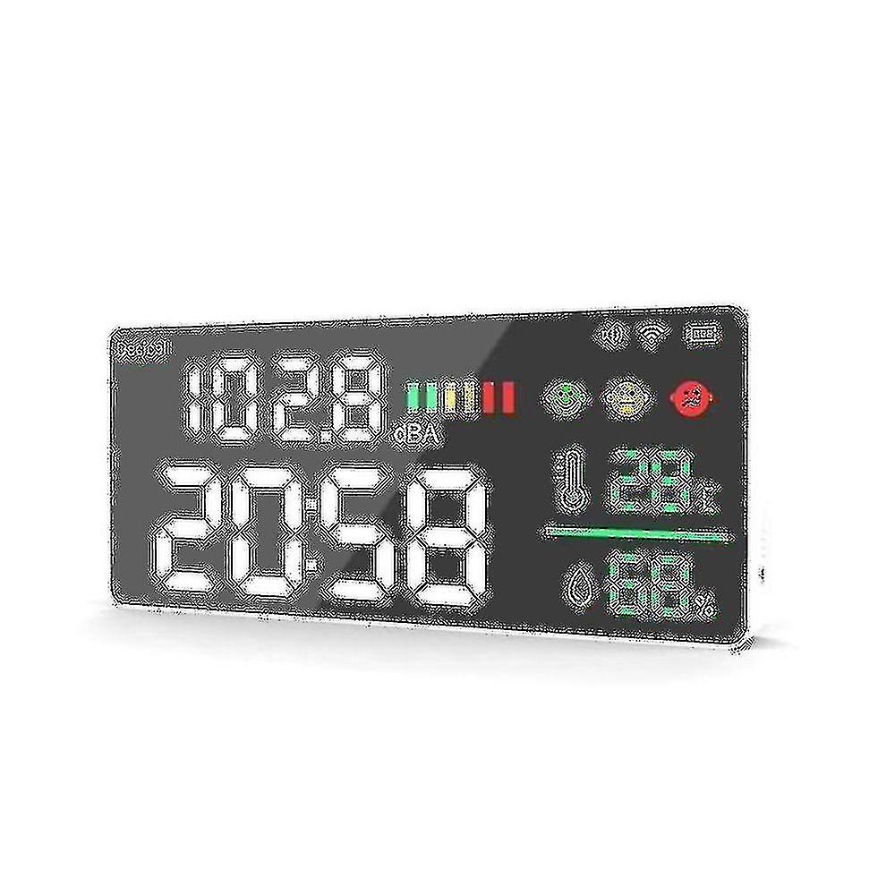 Tuya Wifi Digital Decibel Sound Meter Smart Noise Tester Temperature And Humidity Monitor Led Scree