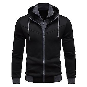 YOUTHUP Mens Zipper Hoodie Sports Casual Outing Slim Jacket