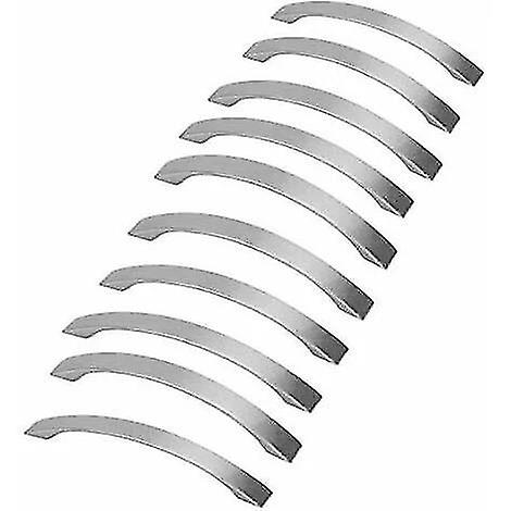 10pcs Door Handle-96-nickel Brushed