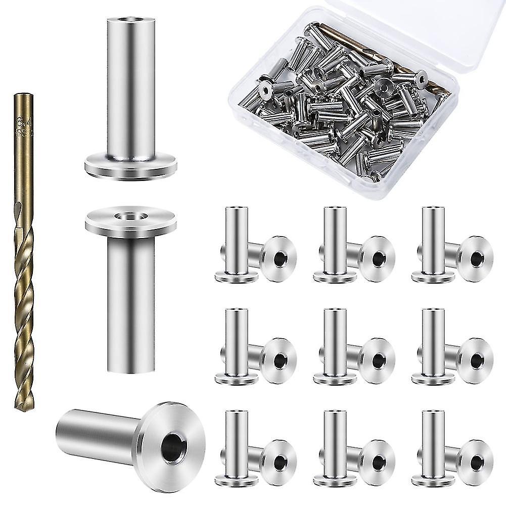 60pcs Cable Railing Hardware For 1/8 Inch Deck,wire Rope Cable Railing Tools Cable Railing Kit For