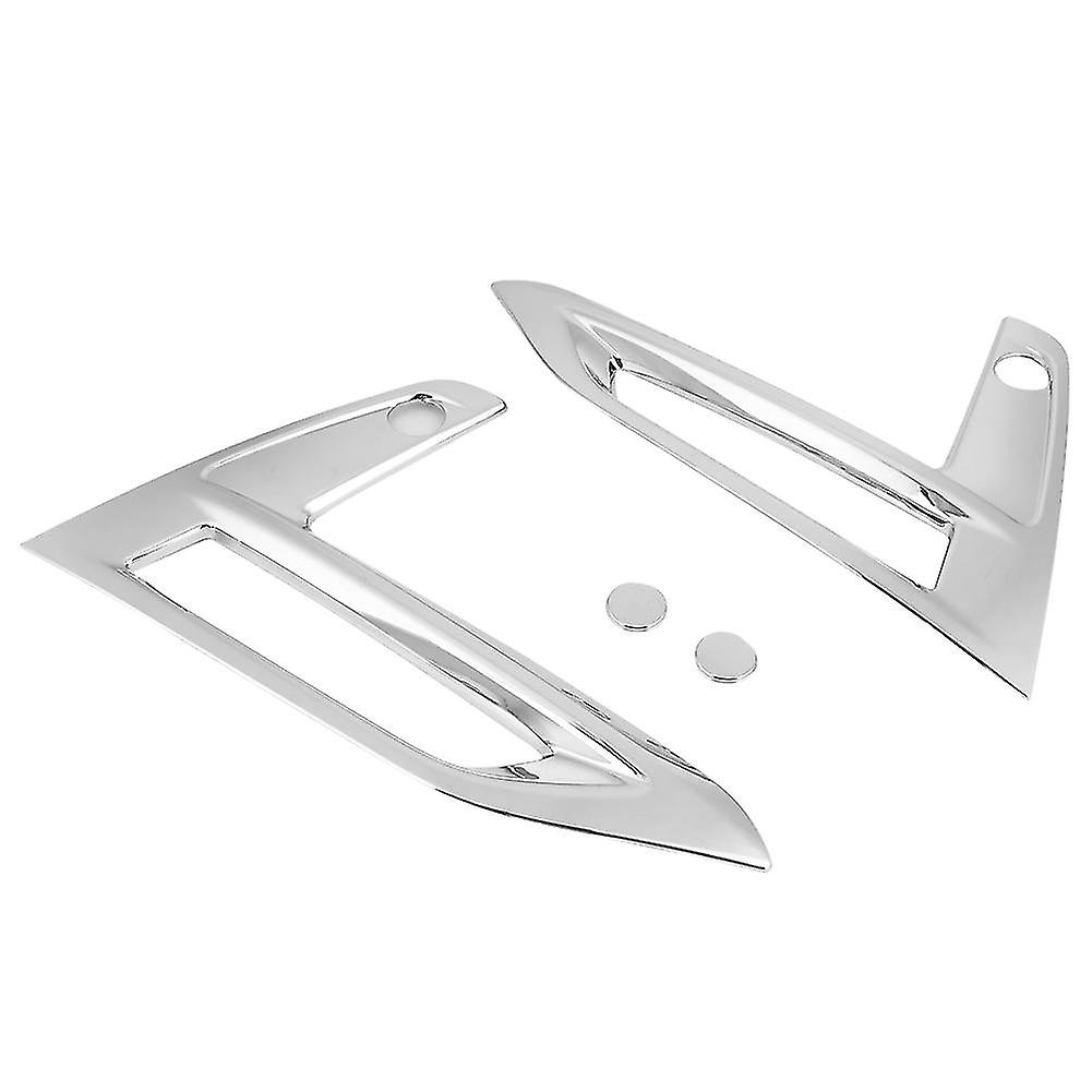 Front Bumper Fog Light Cover Silver Trim Fit For Nissan Sylphy Sentra 2020