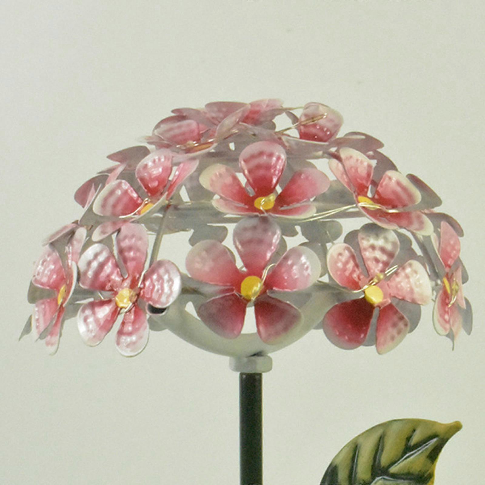 Solar Simulation Hydrangea Lights Patio Lawn Decorative Lights Garden Lights