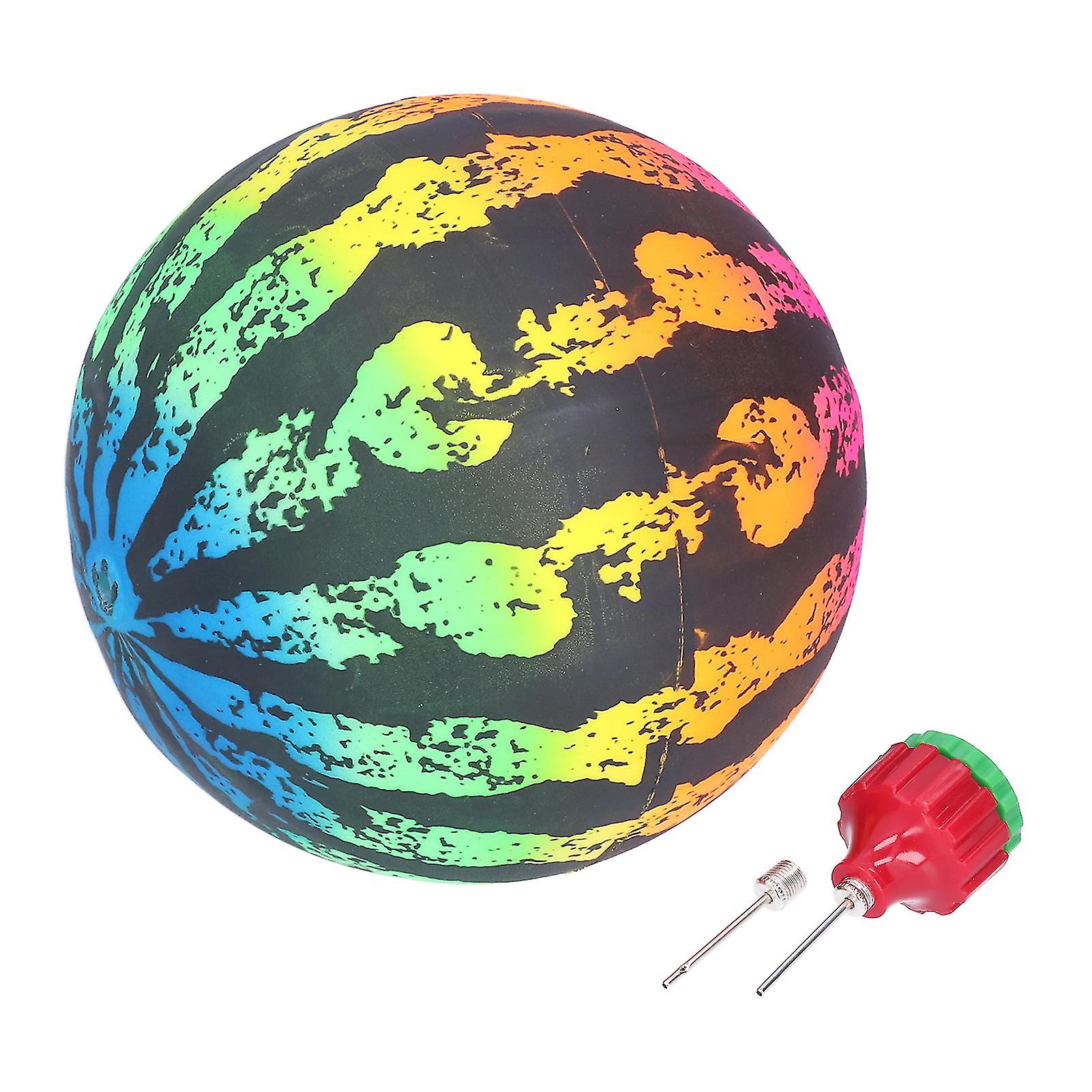 Inflatable Watermelon Water Ball, Swimming Pool Play Ball, PVC Beach Ball for Summer Party, Colorful Watermelon