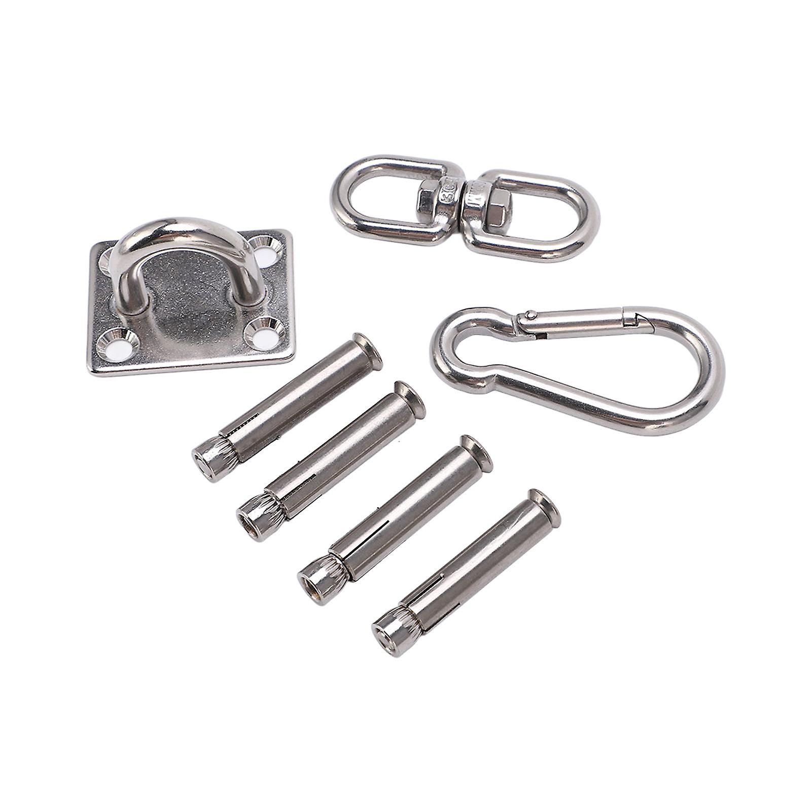 Stainless Steel Ceiling Hammock Hanging Kit 551lb Capacity M8 Set