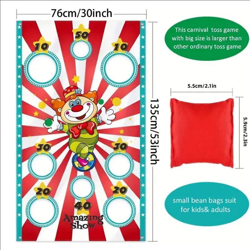 Funny Play Bean Bags Toys Christmas Parent-child Interaction Game Safe Tossing Throwing Bags For Children Outdoor Xmas Party Toy